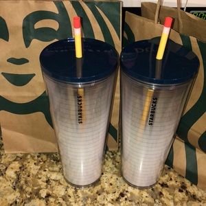 1 Starbucks teacher tumblers ✏️